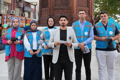 AK Parti Osmangazi Gençliğinden broşürlü vicdan çağrısı