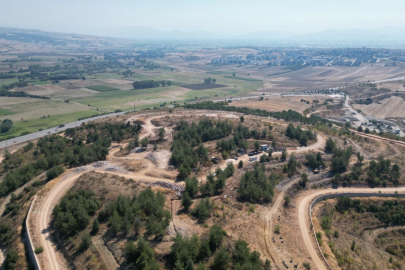Bursa&nbsp;İnegöl Millet Bahçesi’nde çalışmalar sürüyor
