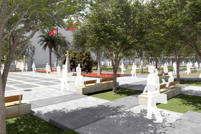 İzmir’in Kınık ilçesi Cumhuriyet Meydanı yenileniyor