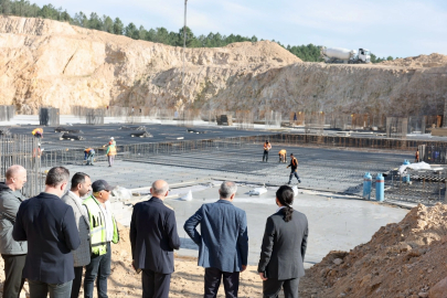 Çayırova Devlet Hastanesi inşaatında hummalı çalışma