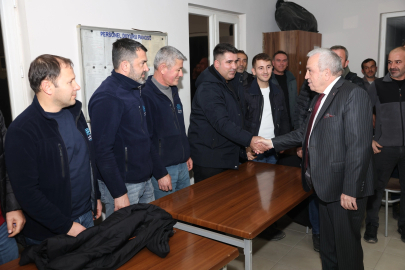 Bursa Nilüfer'de Başkan Şadi Özdemir’den karla mücadele ekiplerine teşekkür