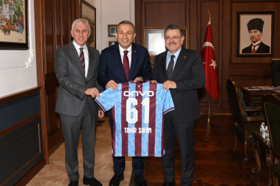 Trabzon'da Başkan Genç Vali Şahin’i ziyaret etti