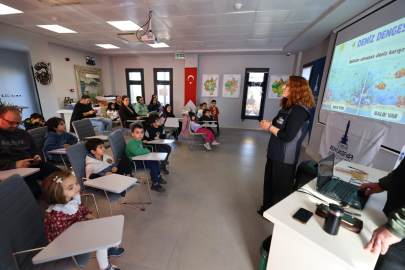 Çocuklar Efes Selçuk’ta denizin gizli dünyasını keşfetti