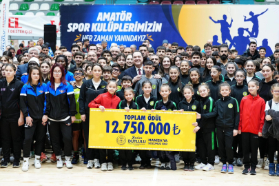 Manisa'dan amatör sporda 123 kulübe maddi destek
