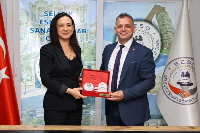 Efes Selçuk'ta Başkan Sengel'den oda başkanlarına nezaket