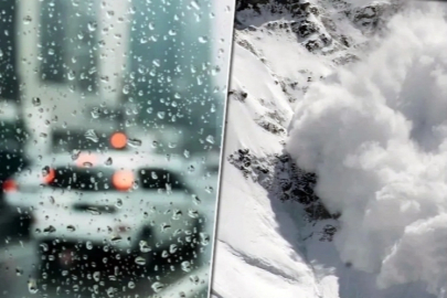 Meteoroloji’den yağış ve çığ uyarısı