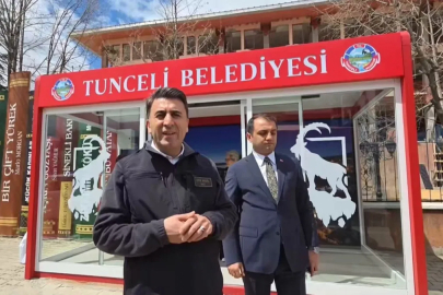 Tunceli’de duraklar yenileniyor