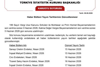 TÜİK bazı ekonomik göstergelerin yayın tarihlerini erteledi