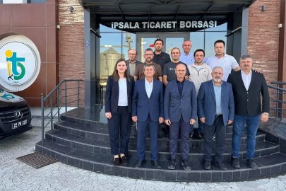 İpsala Ticaret Borsası’nda Necmi Sezer yeniden başkan seçildi