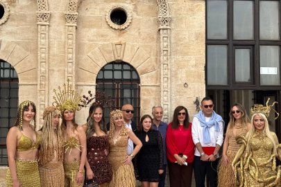 Mardin’in tarihi konaklarında büyüleyen defile